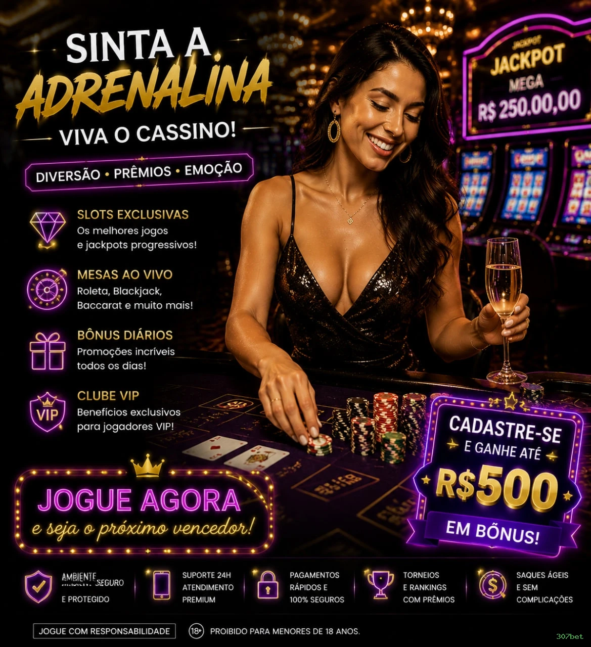 Requisitos cadastro 307bet